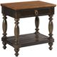Kincaid® Bridgetown Warren Black/Heritage Maple Bedside Table-0