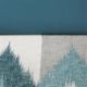 Olliix by INK+IVY Alpine Aqua Full/Queen Cotton Duvet Cover Mini Set-4