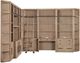 Parker House® Breckenridge Medium Brown 40" Lateral File and Hutch-5
