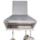Viking® 3 Series 30” Antique Bronze Chimney Wall Hood with Standard Ventilator-2