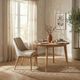 LH Home Fritz Natural/Taupe Dining Side Chair-1