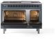 Ilve® Nostalgie II Series 48" Blue Grey Pro Style Dual Fuel Range-2