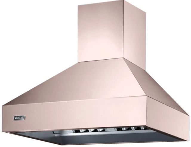 Viking® 5 Series 36” Blush Chimney Wall Hood-0