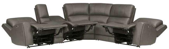 Parker House® Belmont 6-Piece Autumn Fog Power Zero Gravity Reclining Modular Sectional-1