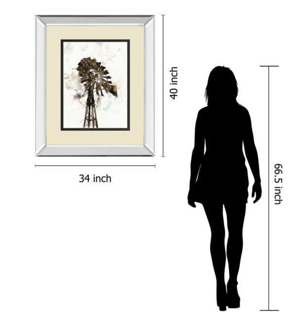 Classy Art Watercolor Windmill by White Ladder Wall Art-3