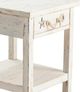 Crestview Collection Seaside White Coastal End Table-1