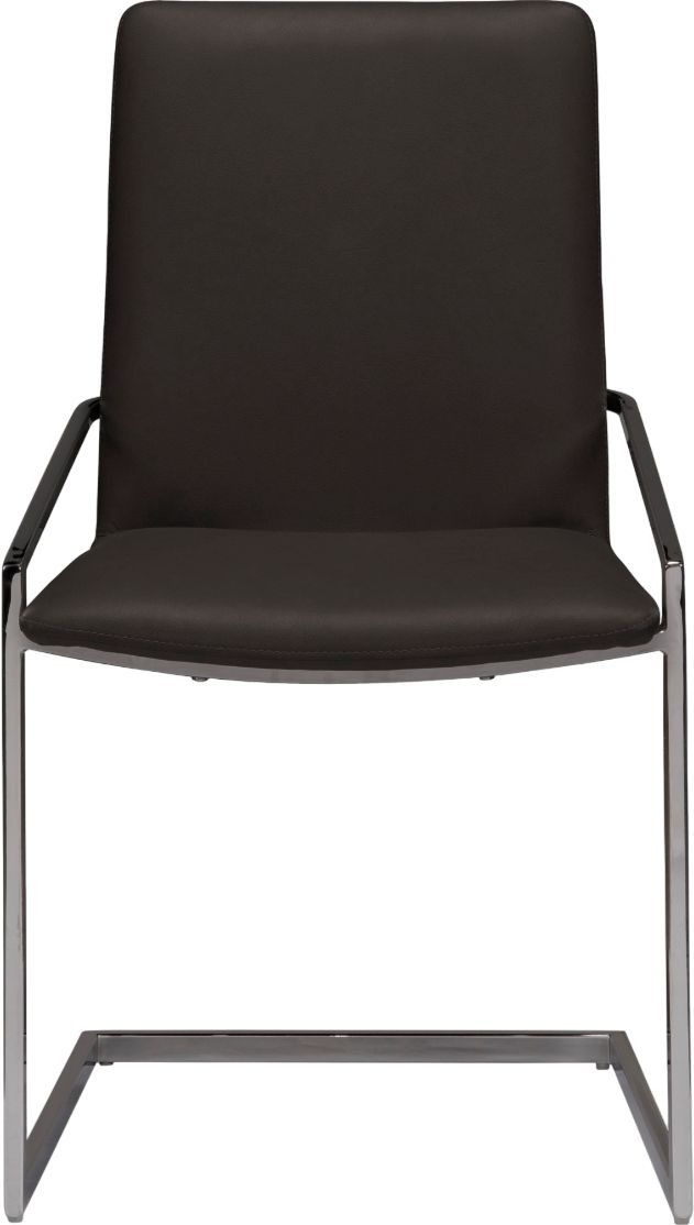 Mazin Furniture Lyrica Black/Chrome Side Chair-1