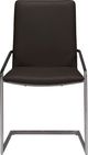 Mazin Furniture Lyrica Black/Chrome Side Chair-1
