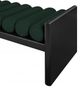 Meridian Furniture Waverly Black/Green 52" Upholstered Bench-4