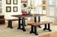 Furniture of America® Gregory Tobacco Oak Dining Table-0