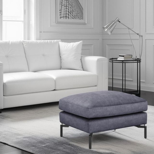 Legends Home Tribeca Gray Ottoman-1
