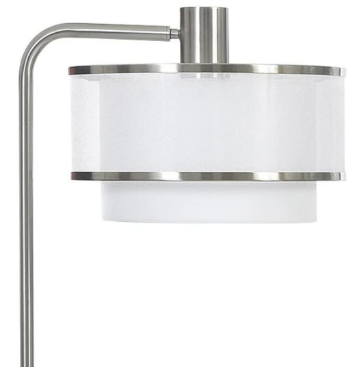 Stylecraft Brushed Steel Floor Lamp-1