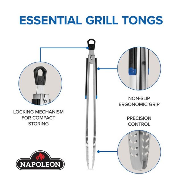 Napoleon Essential Series Grill Tongs-3