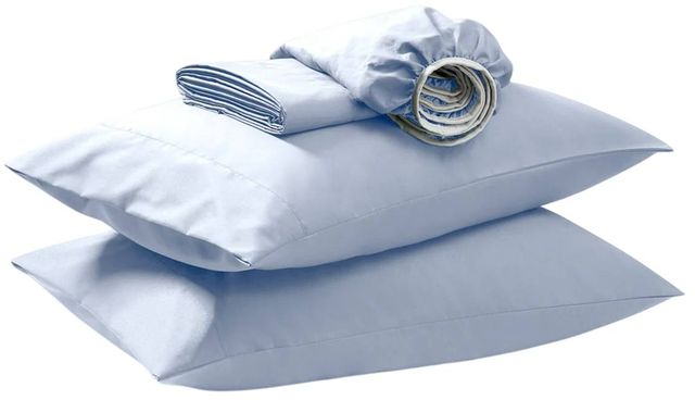 Sleeptone® Basics Griptone™ 6-Piece Light Blue Premium Bamboo Full Sheet Set-1