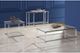 Mazin Furniture Lyrica Glass Top Rectangle Coffee Table with Chrome Base -2