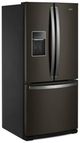 Whirlpool® 19.7 Cu. Ft. Fingerprint Resistant Black Stainless French Door Refrigerator-1