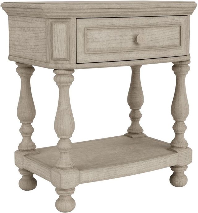Riverside Furniture Kensington Vintage Linen 1-Drawer Nightstand-0