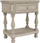 Riverside Furniture Kensington Vintage Linen 1-Drawer Nightstand-0