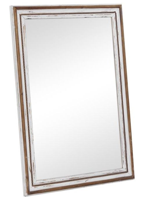 Deco Marche Brown Beaded Wall Mirror-1