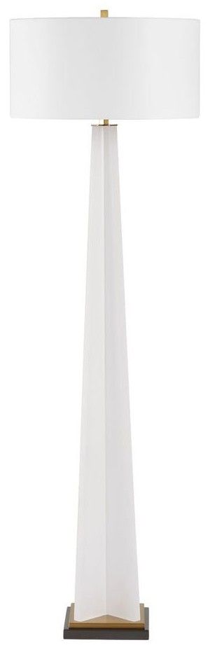 Uttermost® Rosin White Floor Lamp-3