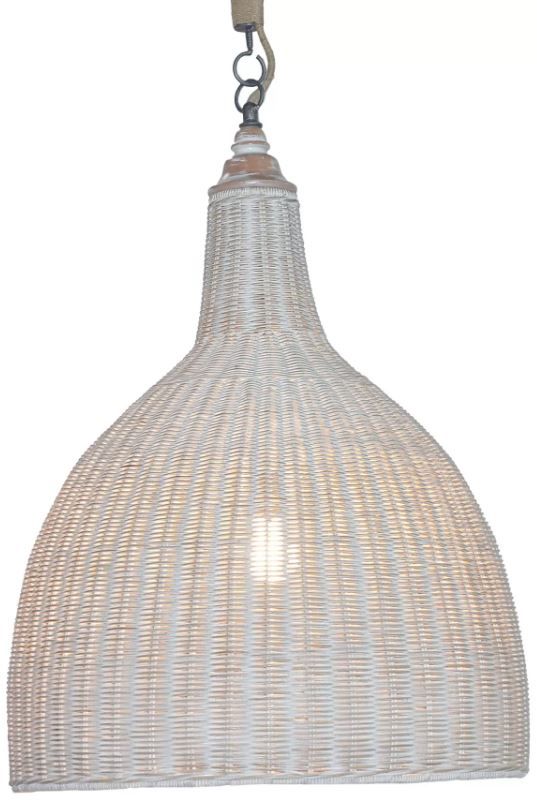 Bramble Customizable Hampton Large Rattan Pendant-0