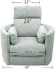 Parker House® Radius Windstream Power Swivel Glider Recliner-4