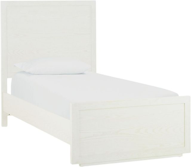 Bassett® Furniture Willow Timeless White Twin Panel Bed-0