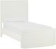 Bassett® Furniture Willow Timeless White Twin Panel Bed-0