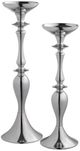 Crestview Collection Carson 2-Piece Silver Candleholder Set-0