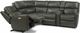 Flexsteel® Catalina Black Power Reclining Sectional-1