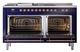 Ilve® Nostalgie II Noblesse 60'' Midnight Blue Pro Style Dual Fuel Range with Copper Trim-2