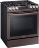 Samsung 30" Fingerprint Resistant Tuscan Stainless Steel Slide In Gas Range-3