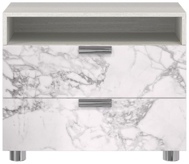 Bernhardt Stratum Mist 2-Drawer Nightstand-1