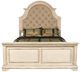New Classic® Home Furnishings Anastasia 5-Piece Antique White Queen Upholstered Bedroom Set with Two Nightstands-2