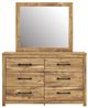 Signature Design by Ashley® Maystonna Brown Dresser and Mirror-2