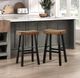 Homelegance® Caspian Black/Brown Pub Height Stool-1