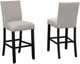 Brassex Inc. Avery 2-Piece Beige 29'' Bar Stool Set-0