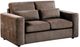 Coaster® Amador Chocolate Upholstered Track Arm Loveseat -0