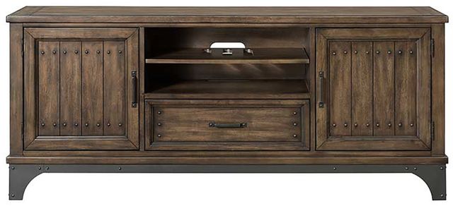 Intercon Whiskey River Gunpowder Gray 70" Console-0