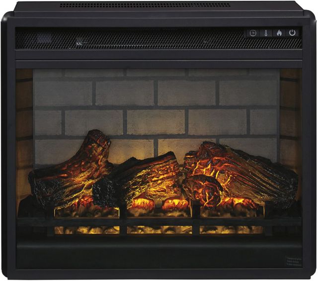 Signature Design by Ashley® Bellaby Whitewash 63" TV Stand with Electric Fireplace-2