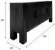 Nest Home Collections Reed Ebony Black Sideboard-3