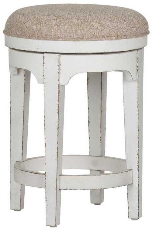 Liberty Furniture Magnolia Manor 4-Piece Antique White/Weathered Bark Console Set-3
