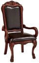 ACME Furniture Dresden 2-Piece Brown/Cherry Arm Chair Set-0