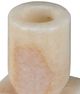 Currey & Company Lithos 2-Piece Ivory/Natural Candle Holder Set-1