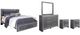 Signature Design by Ashley® Lodanna 5-Piece Gray Queen Panel Storage Bed Set-0