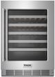 Thor Kitchen® 24" 4.91 Cu. Ft. Stainless Steel Single Zone Wine Cooler -0