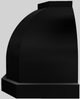 Vent-A-Hood® Designer Series 60" Black Wall Mounted Range Hood-3