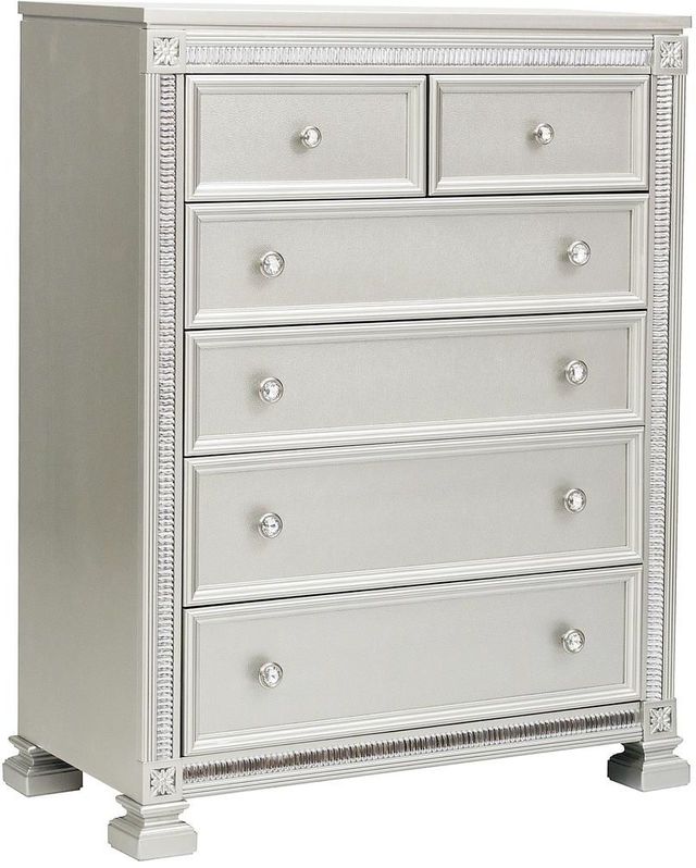 Mazin Furniture Bevelle Silver Chest-0
