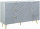 ACME Furniture Gaines Gray High Gloss Dresser-0