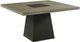 Elements International Jemma 6-Piece Beige/Espresso Dining Table Set-1